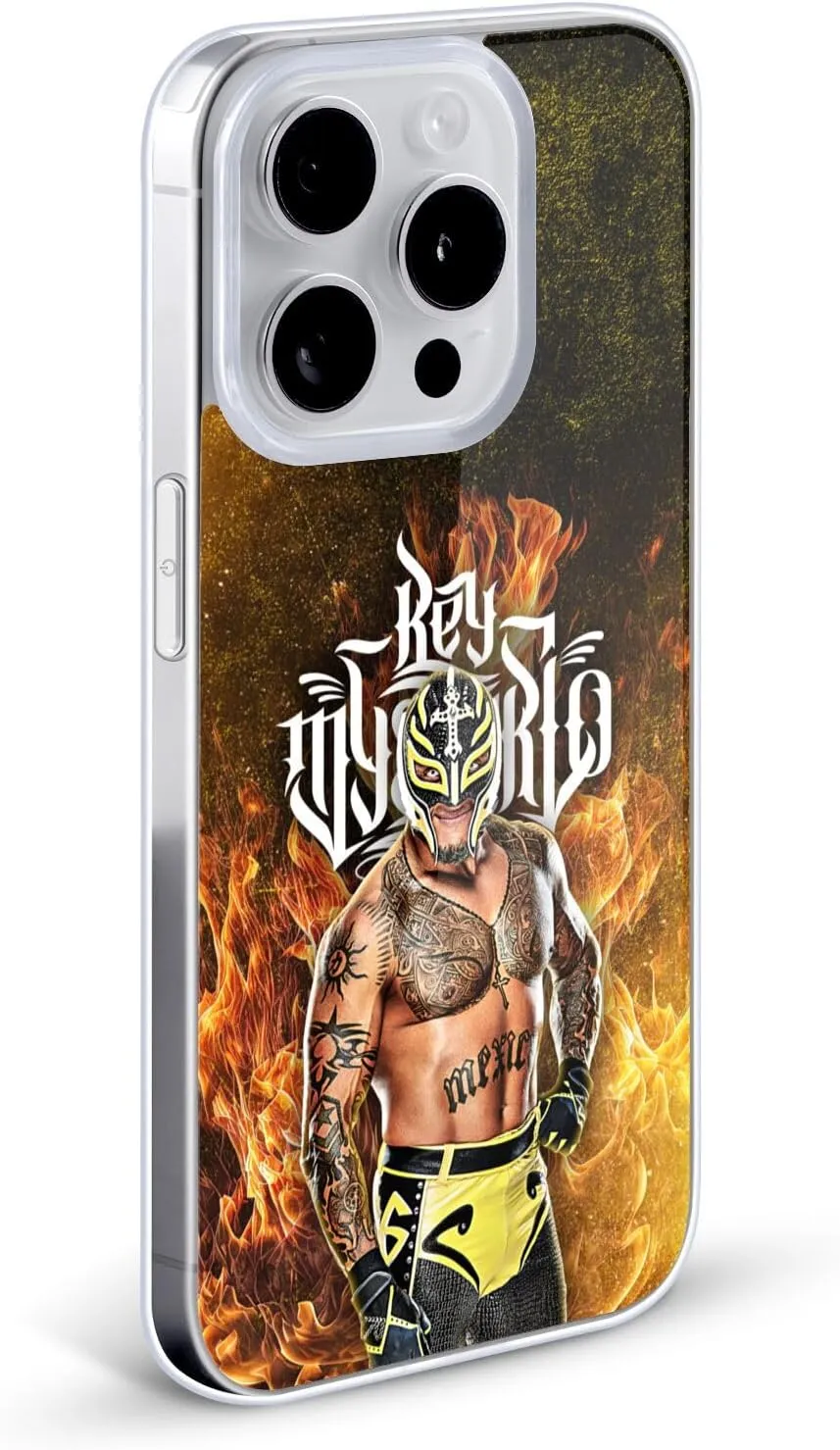 Head Case Designs Officially Licensed WWE Portrait Rey Mysterio Soft Gel Case [Military Grade Protection] Compatible with Apple iPhone 11 Pro Max