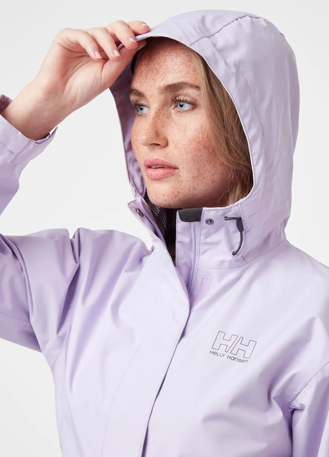 Helly Hansen Women's Seven J Waterproof, Windproof, and Breathable Rain Jacket with Hood