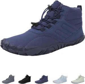 Hike Winter Footwear Barefoot Women, 2024 New Hike Winter Barefoot Footwear Men, Zero-Drop Sole Cross-Country Running Shoes, Wide-Head Shoes