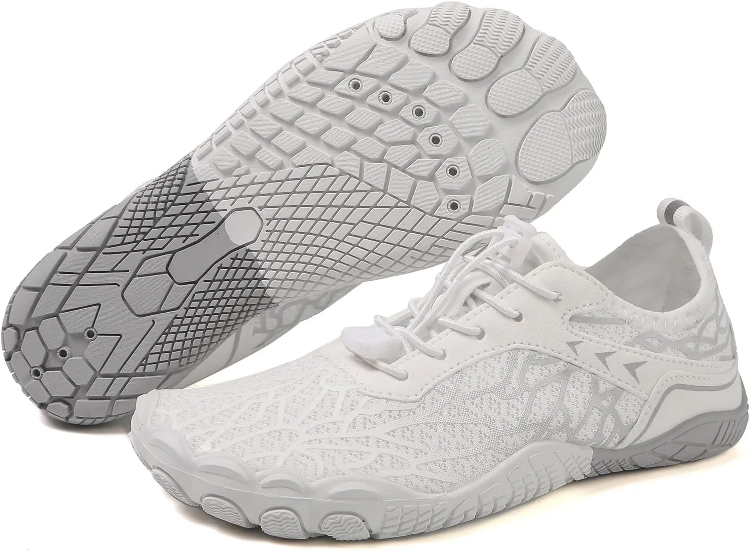 Hiking Barefoot Shoes for Women Men, Wide Toe Box, Beach Pool Aqua Swim Surf Walking Shoe, Healthy and Non-Slip Breathable Water Resistant