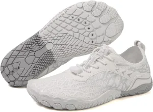 Hiking Barefoot Shoes for Women Men, Wide Toe Box, Beach Pool Aqua Swim Surf Walking Shoe, Healthy and Non-Slip Breathable Water Resistant
