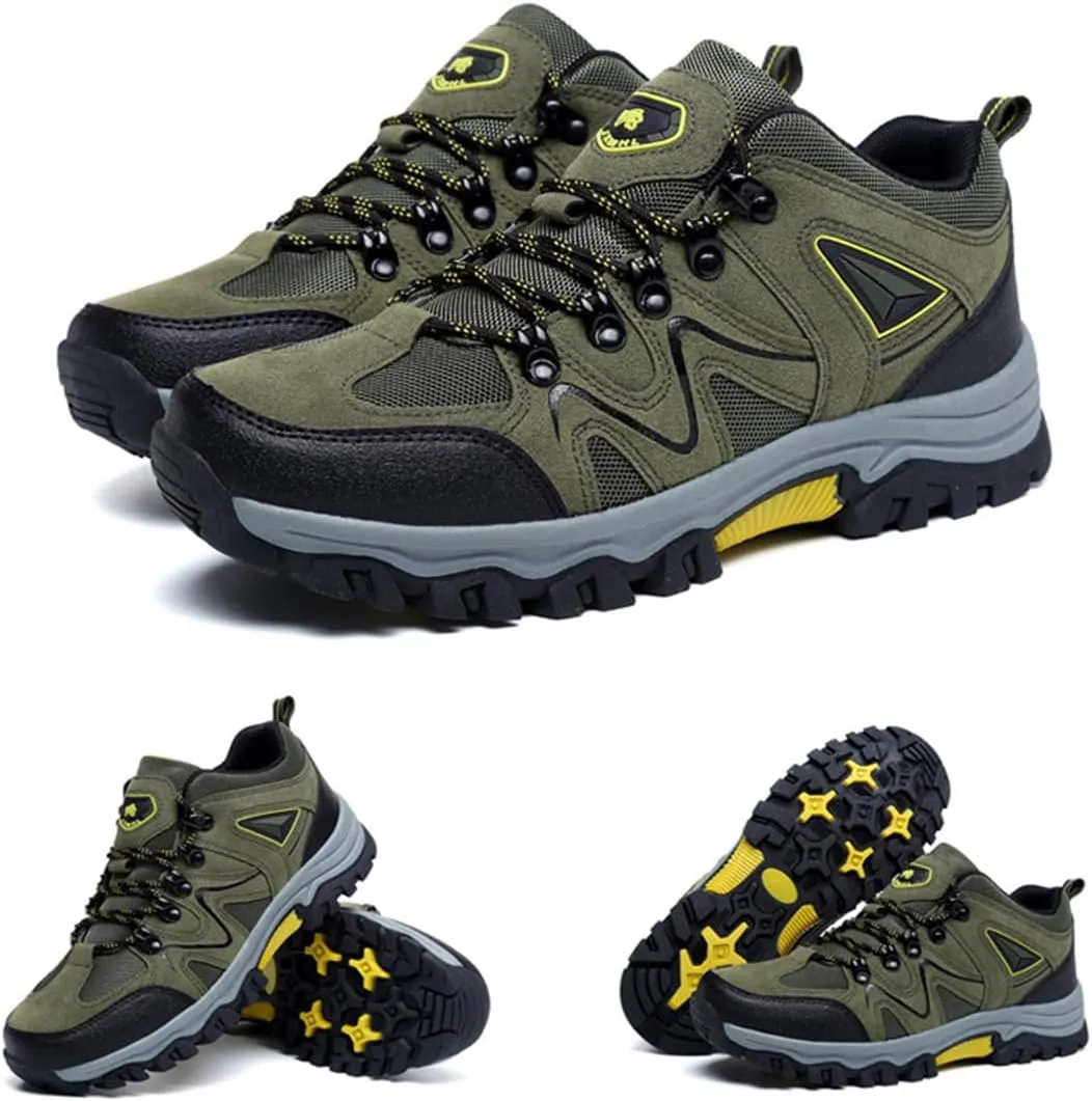 Hiking Shoes Mens Waterproof Mountain Trekking Shoes Men Breathable Walking Shoes Outdoor Sports Running Camping Climbing