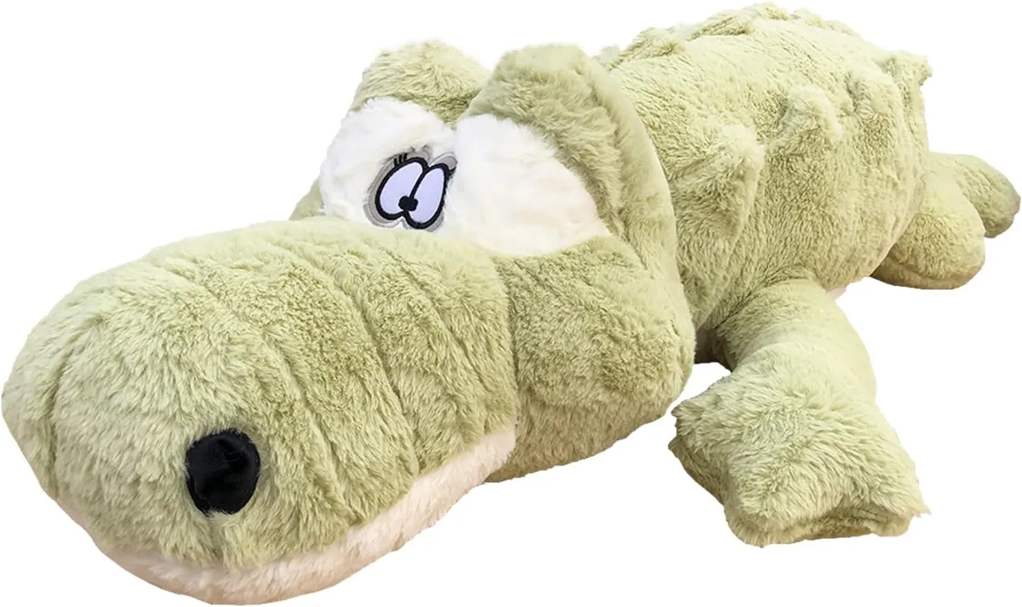 Hofun4U Alligator Plush Pillow, 46 inch Alligator Stuffed Animal, Home Decoration Christmas Valentine’s Birthday Gift for Boys Girls Adults Kids (Green)