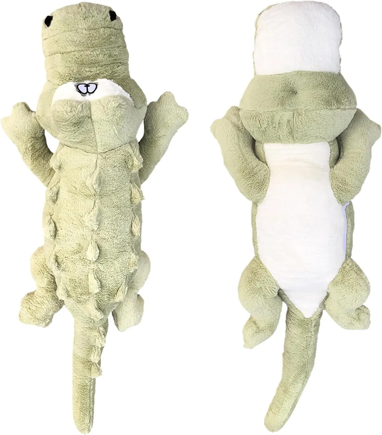 Hofun4U Alligator Plush Pillow, 46 inch Alligator Stuffed Animal, Home Decoration Christmas Valentine’s Birthday Gift for Boys Girls Adults Kids (Green)