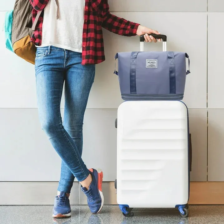 Home.co - Expandable Travel Bag With Wheels - Random Color