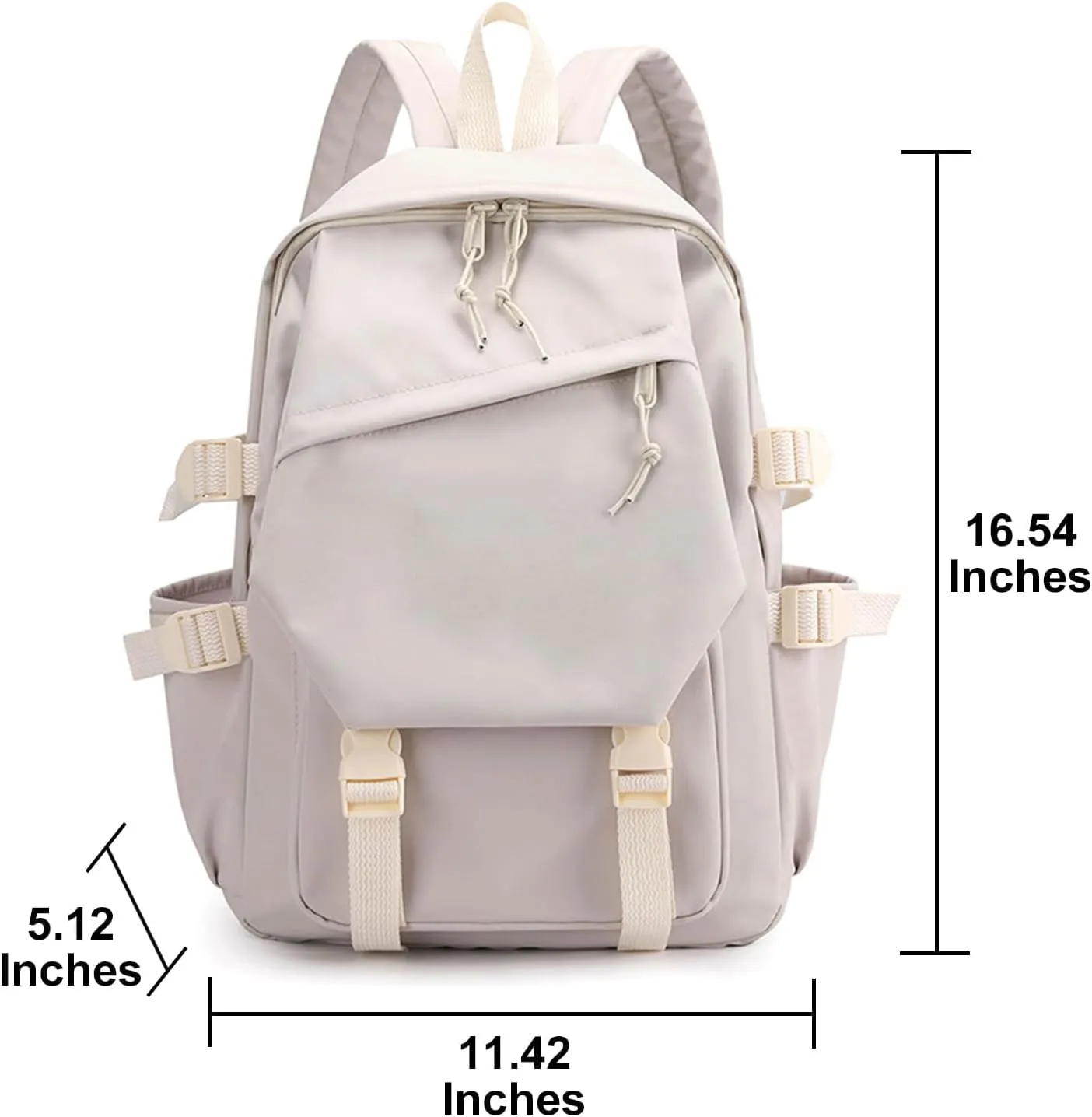 Honkai Star Rail Backpack Women Men Unisex Robin Rucksack Aventurine Firefly Bag HSR Kawaii Backpack (White-Bailu)