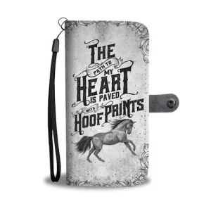 Horse Prints Wallet Phone Case w/ RFID Blocker