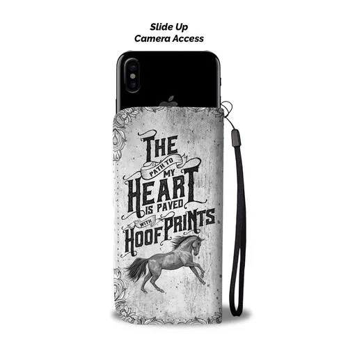 Horse Prints Wallet Phone Case w/ RFID Blocker