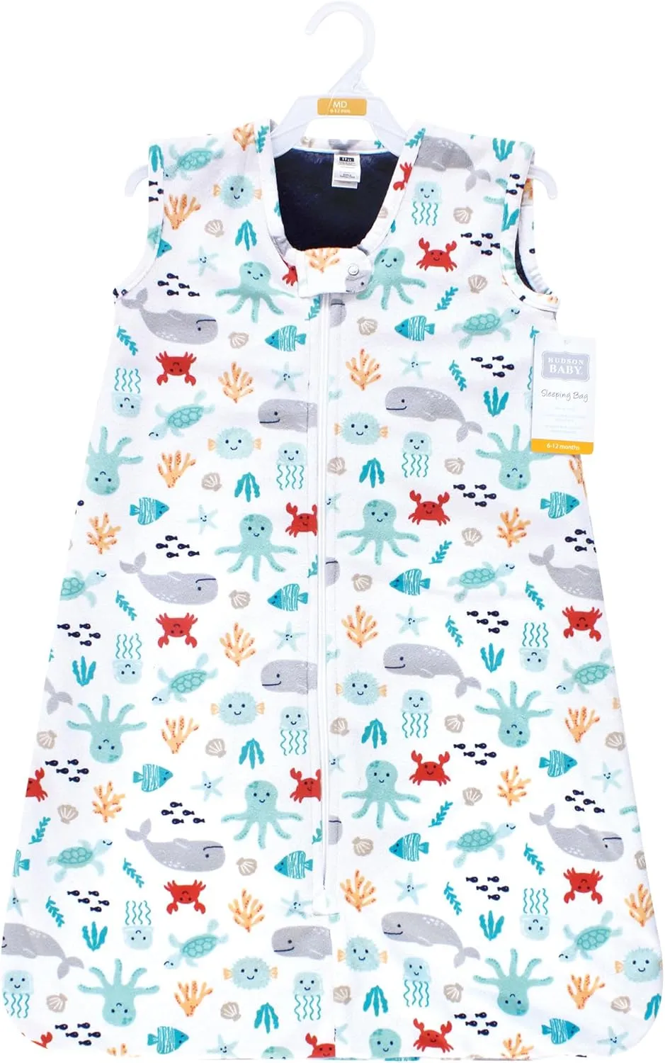 Hudson Baby Unisex Baby Plush Faux Fur Sleeping Bag, Wearable Blanket