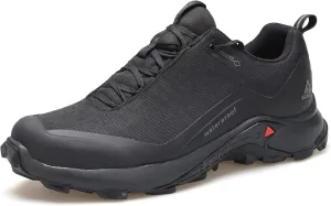 HUMTTO Men's All-Terrain Waterproof Hiking Shoes Lightweight Breathable Trekking Anti Slip Outdoor Trails Shoes
