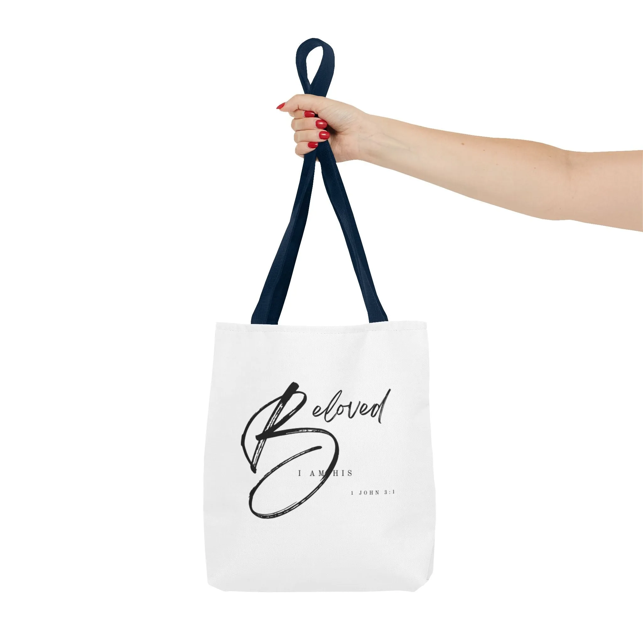 I am His Beloved Crescendo Tote Bag