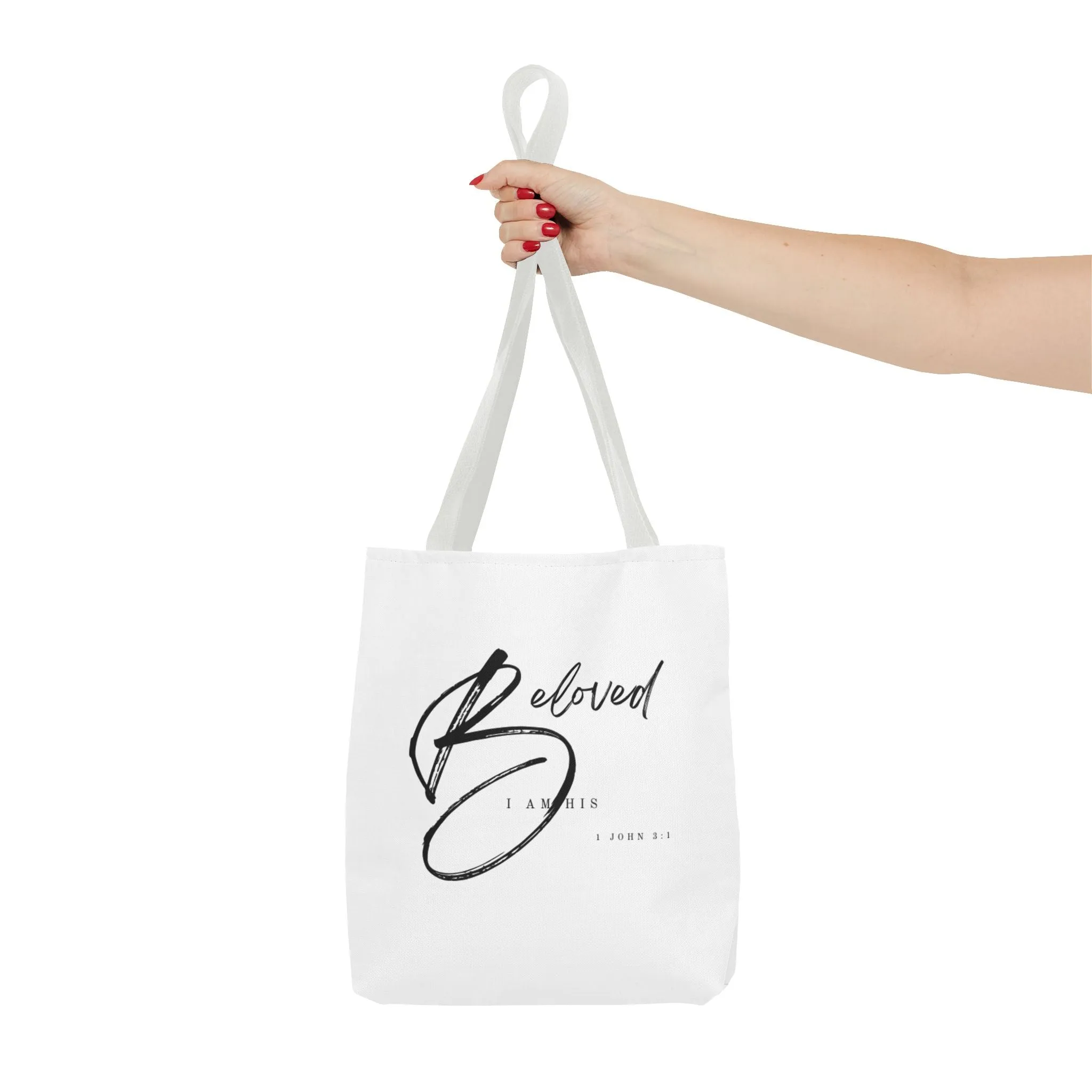 I am His Beloved Crescendo Tote Bag