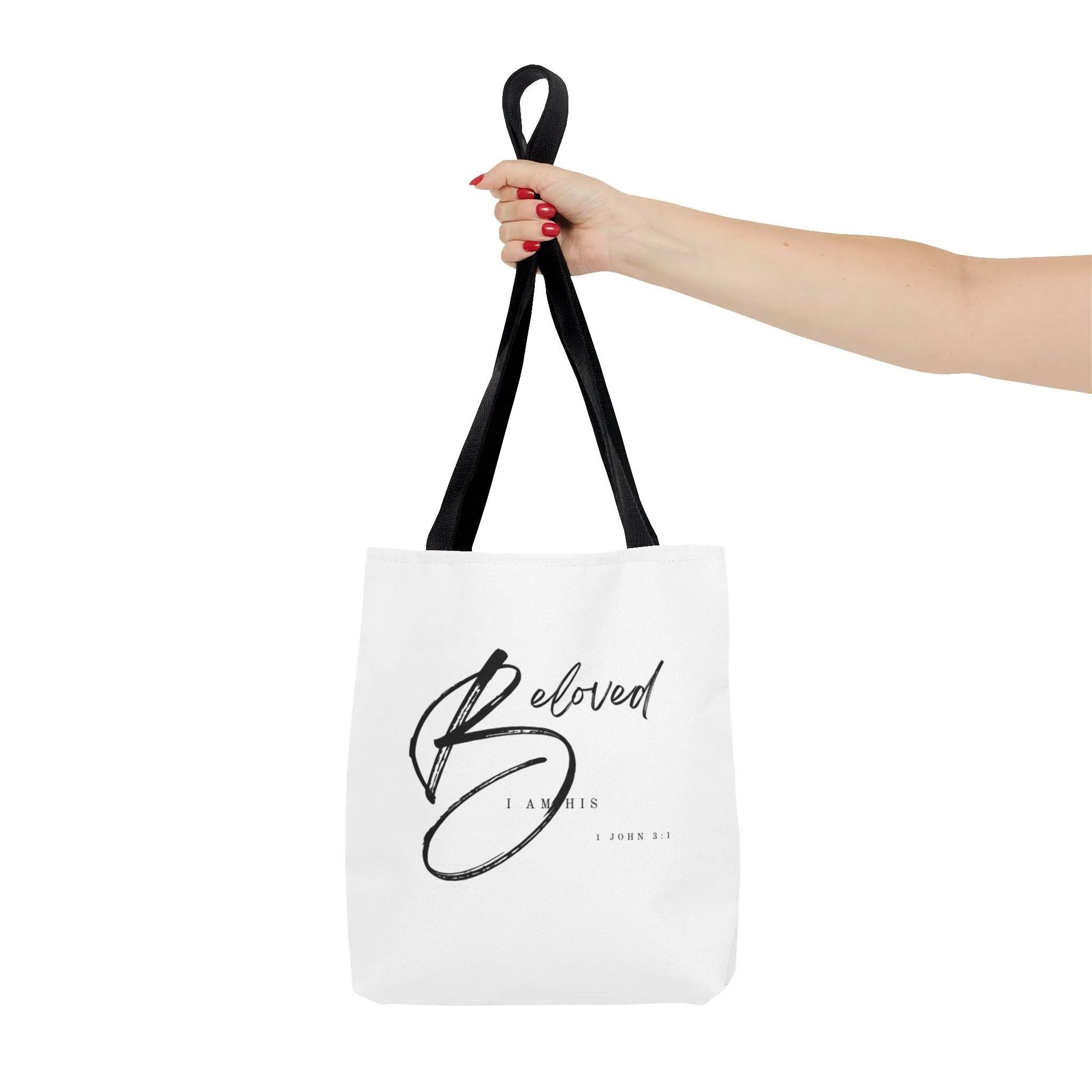 I am His Beloved Crescendo Tote Bag