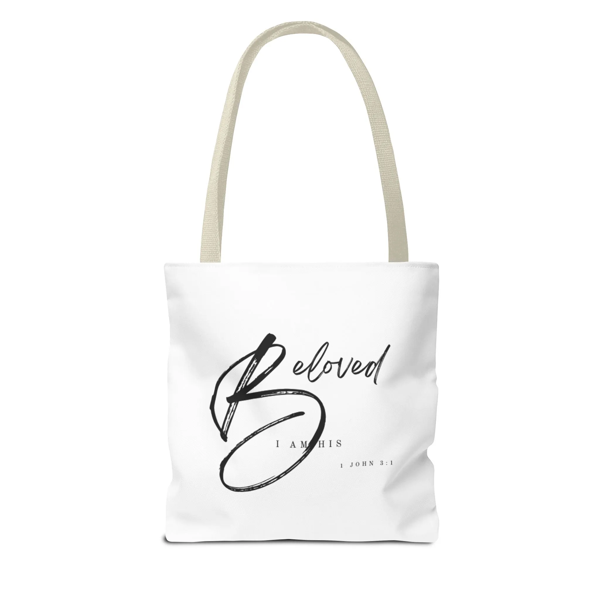 I am His Beloved Crescendo Tote Bag