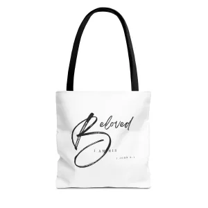 I am His Beloved Crescendo Tote Bag