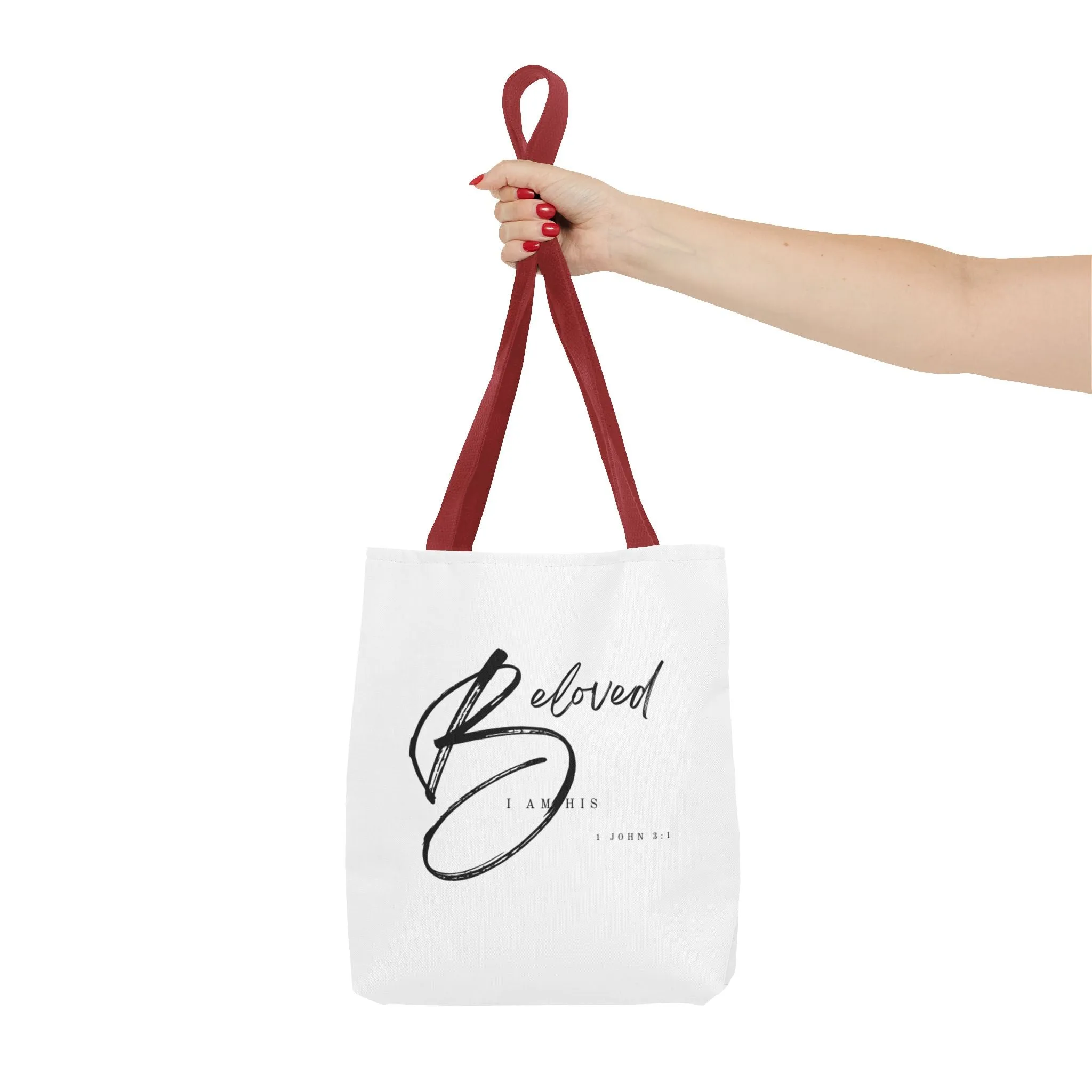 I am His Beloved Crescendo Tote Bag