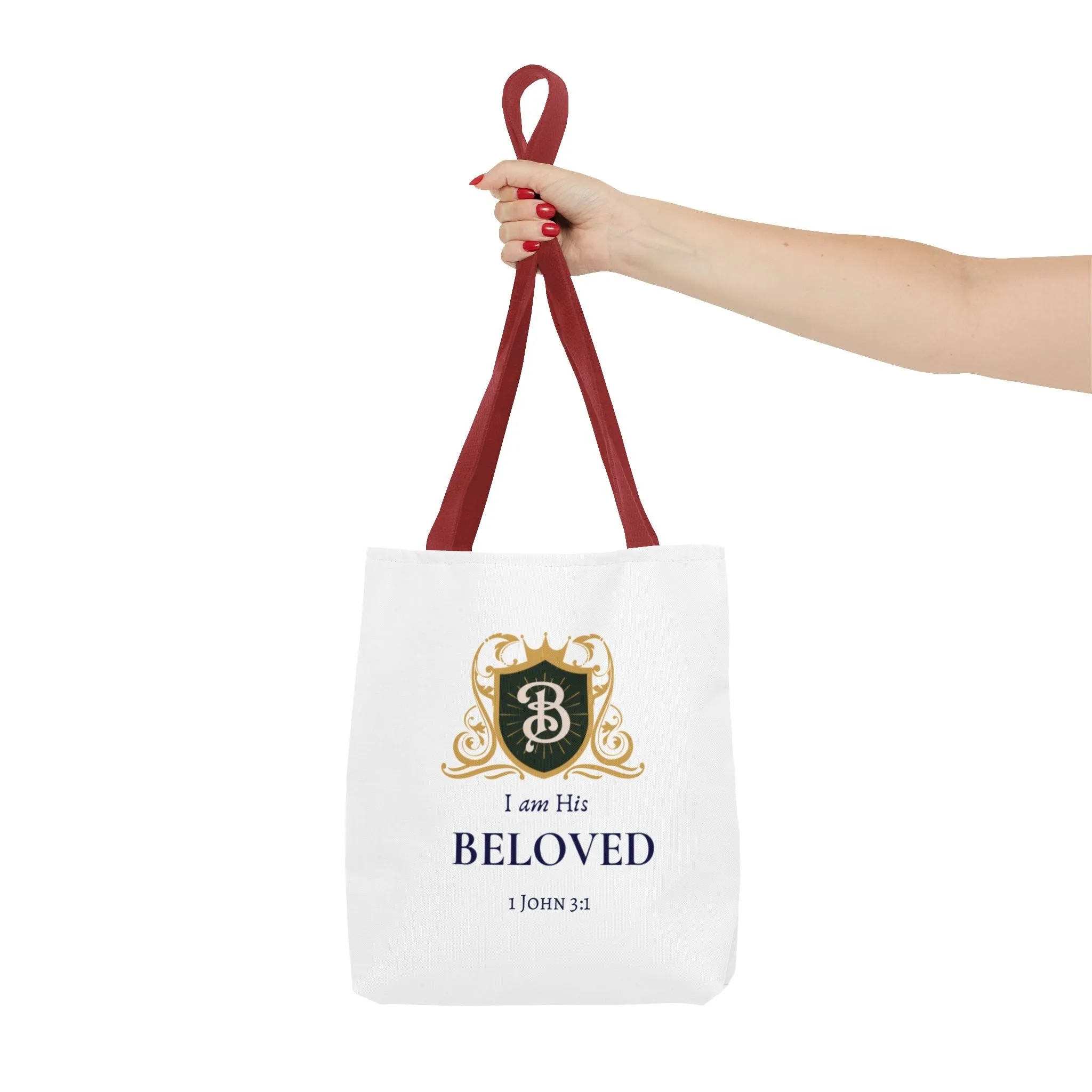 I am His Beloved Tote Bag 5