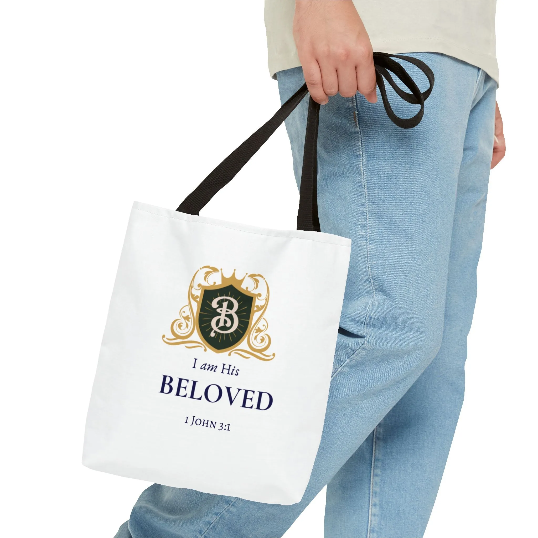 I am His Beloved Tote Bag 5