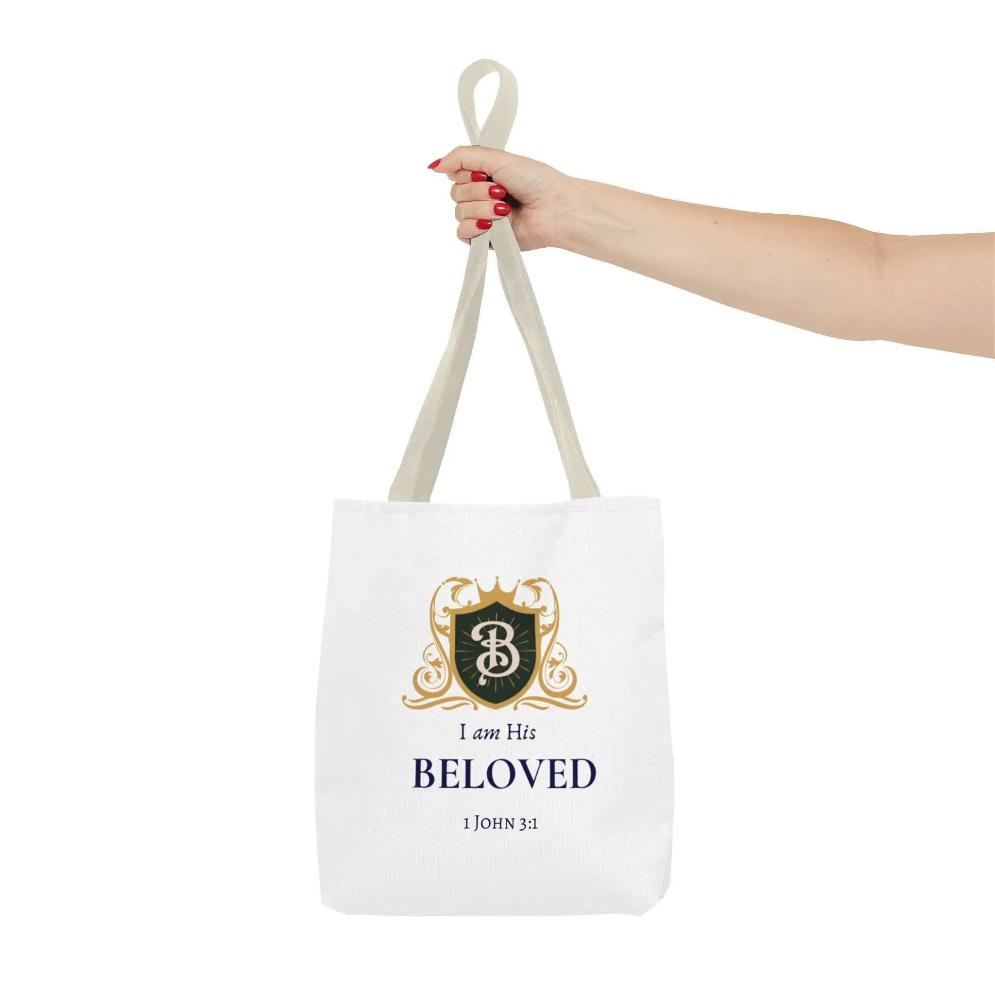 I am His Beloved Tote Bag 5