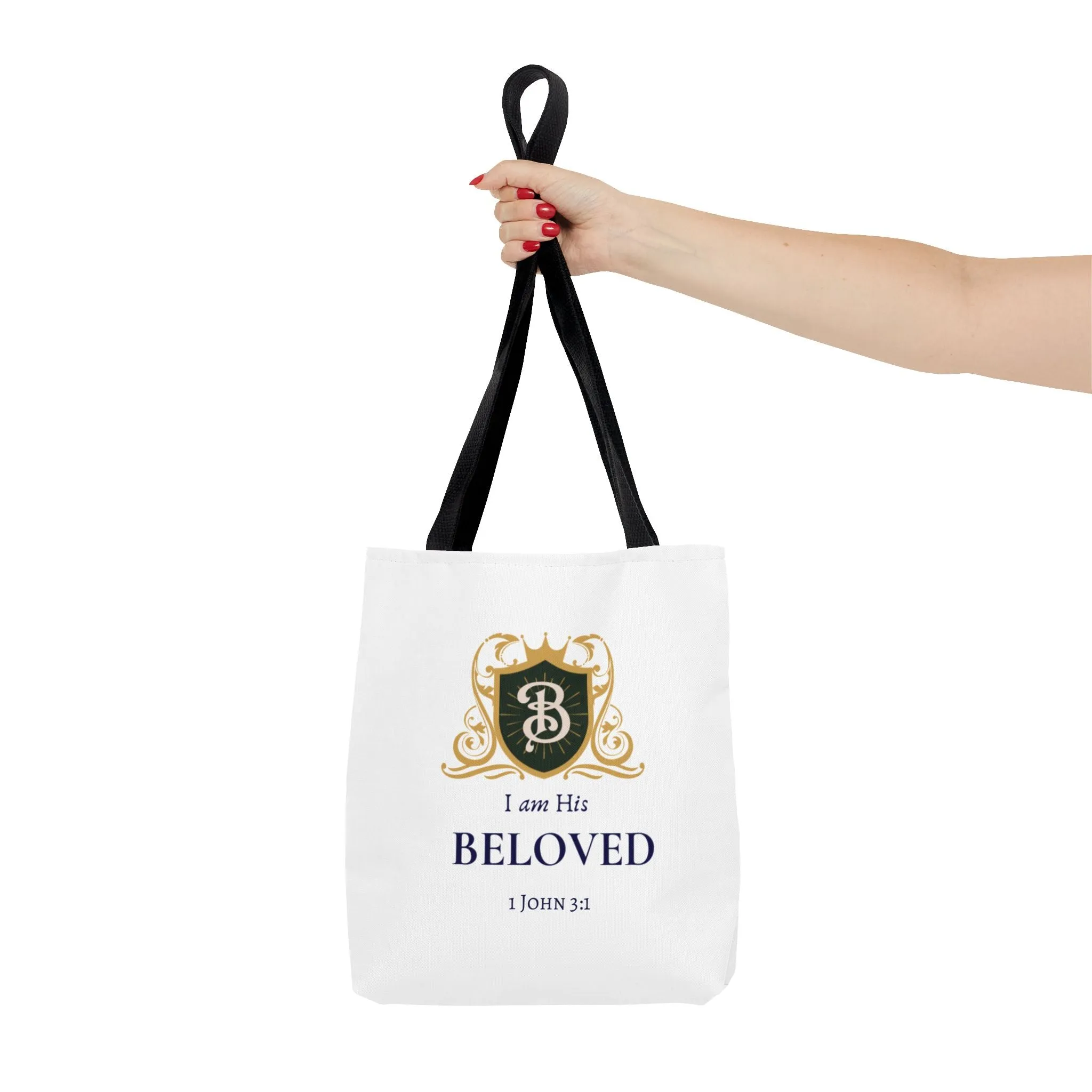 I am His Beloved Tote Bag 5