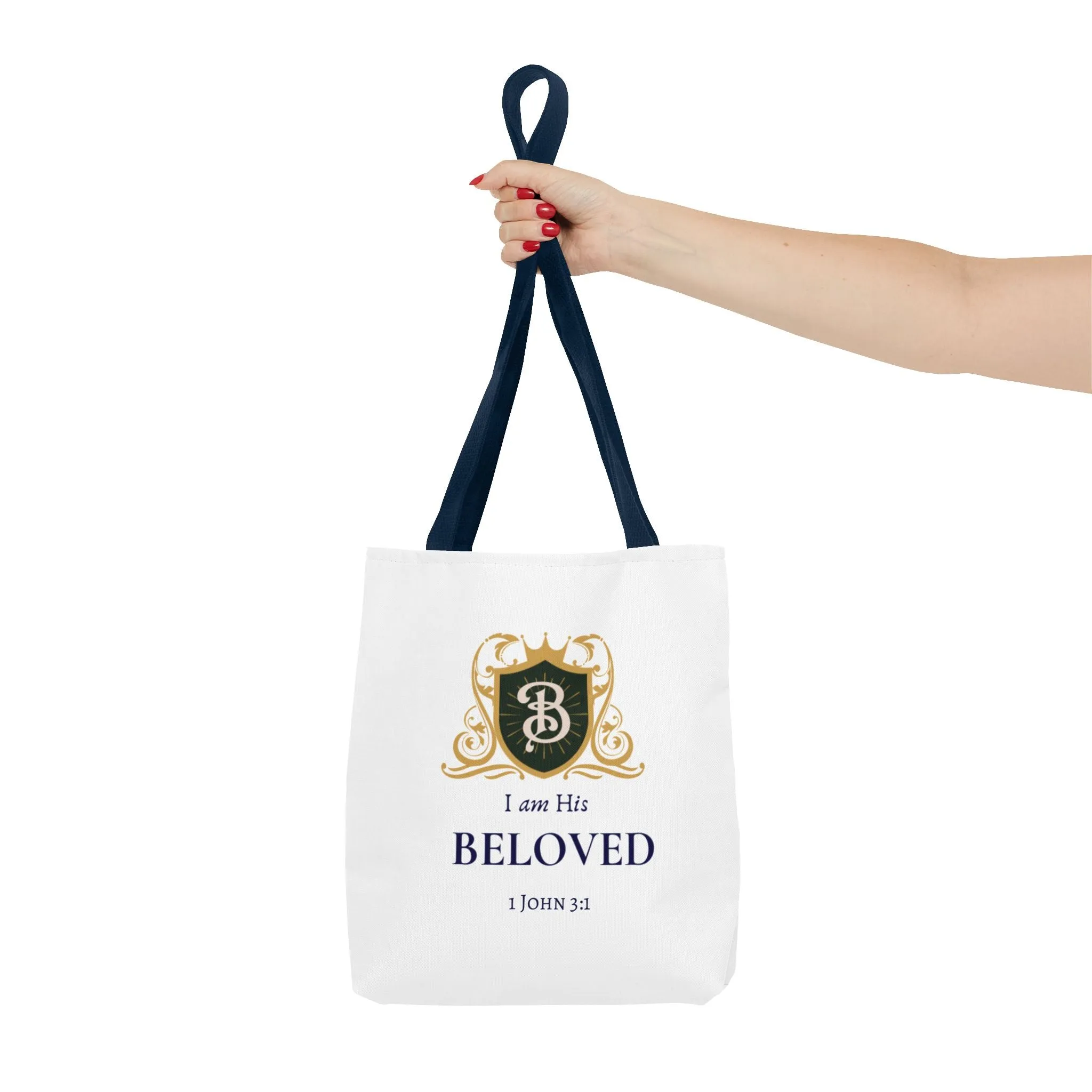 I am His Beloved Tote Bag 5
