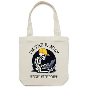 I'm The Family Tech Support - Canvas Tote Bag