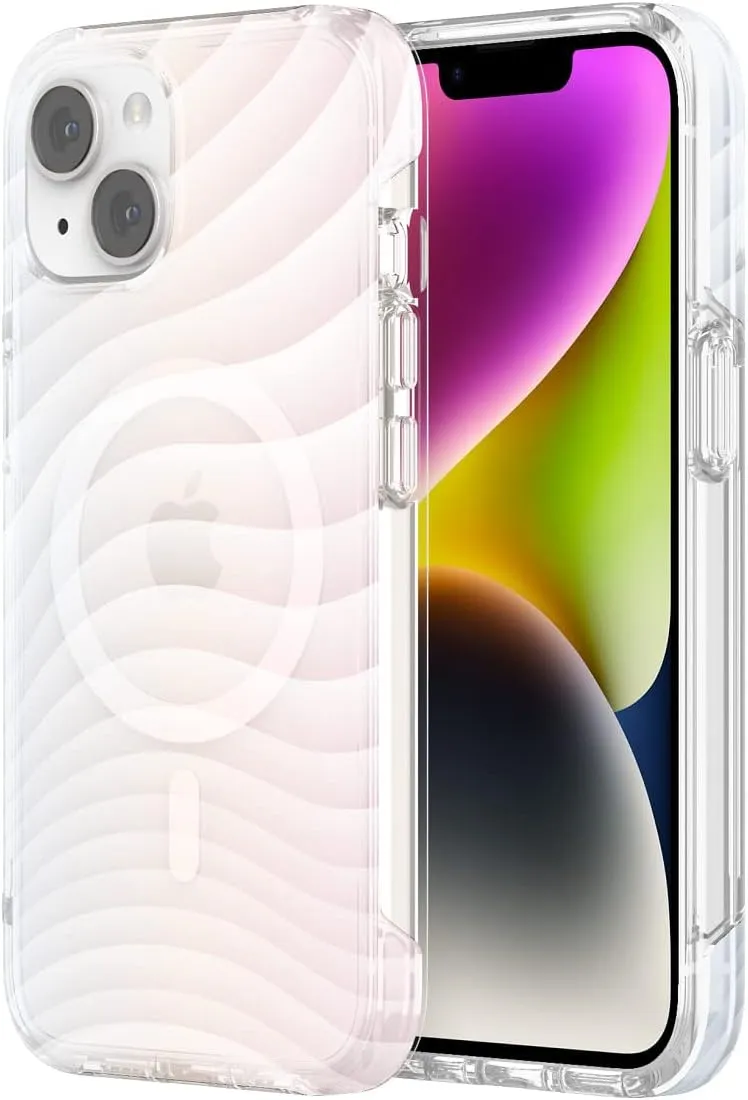 Incipio Forme for MagSafe Series Case for iPhone 14, Sleek, Stylish and Nature Inspired - Opalescent Tide (IPH-2004-OPT)