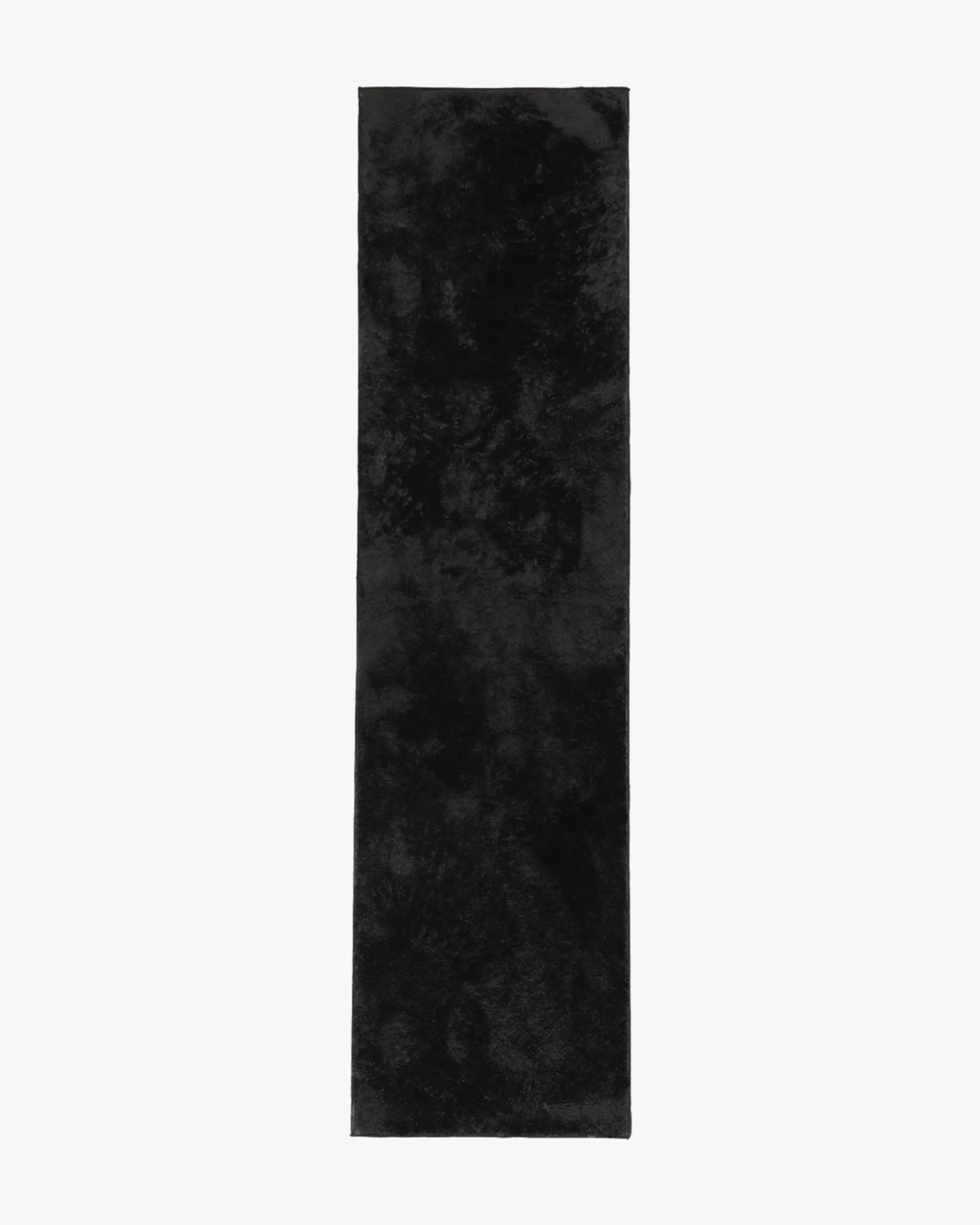 Ink Black Plush Rug