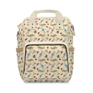 Insect Diaper Backpack - Whimsical Baby Bag with Colorful Insect Patterns, Perfect for Nature-Loving Parents