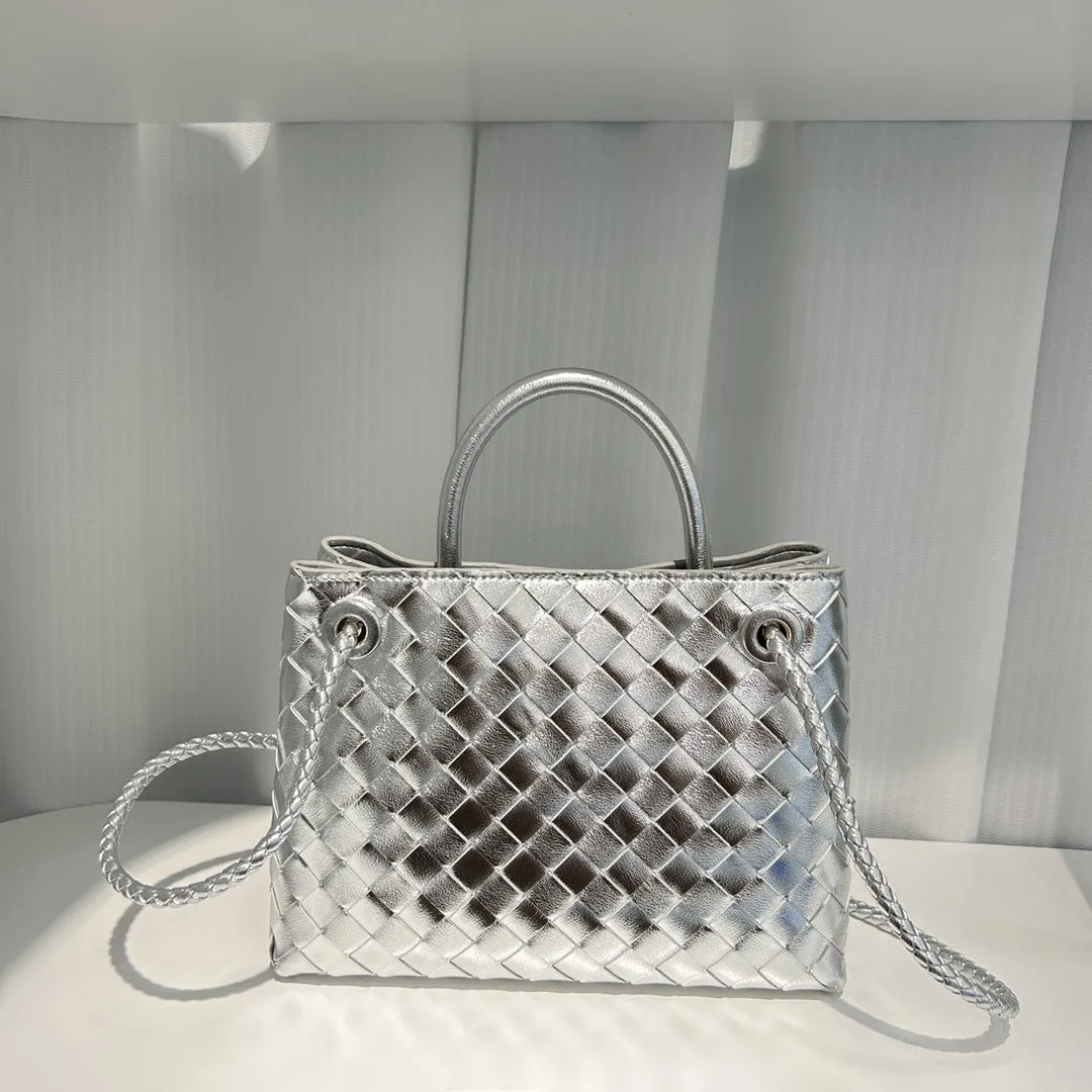 Intrecciato Weave Leather Bag