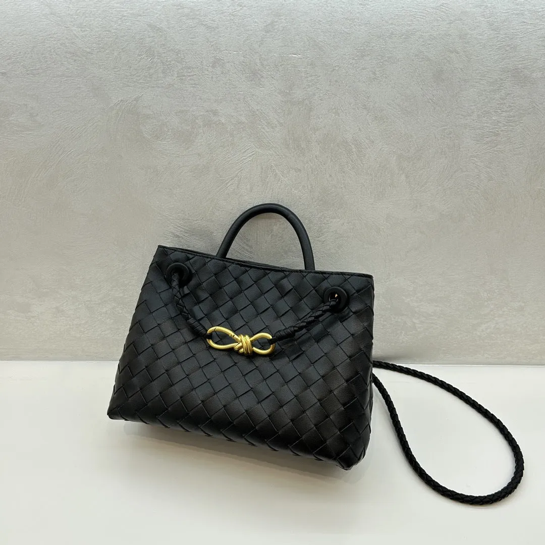 Intrecciato Weave Leather Bag