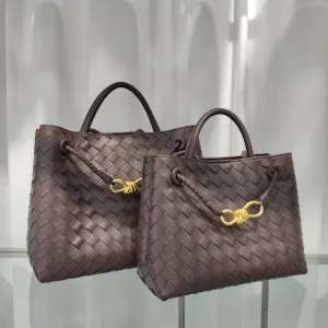 Intrecciato Weave Leather Bag