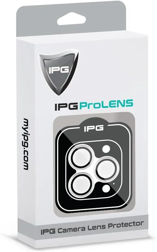 IPG ProLENS Clear Camera Lens Protector for iPhone 14 Pro / Pro Max, Alumina Silicate Tempered Class , HD Clarity, Scratch-Resistant, Individual Camera Lens Cover with Transparent Ring for iph14Pro/MaxCLEAR