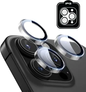 IPG ProLENS Clear Camera Lens Protector for iPhone 14 Pro / Pro Max, Alumina Silicate Tempered Class , HD Clarity, Scratch-Resistant, Individual Camera Lens Cover with Transparent Ring for iph14Pro/MaxCLEAR