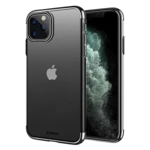 iPhone 15 Plus XUNDD Jazz 2 Series Luxurious Electroplated Shockproof Clear Case-Black