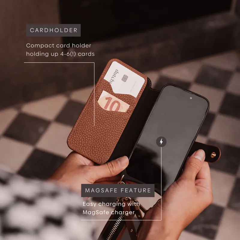 iPhone Wallet Case | Brown
