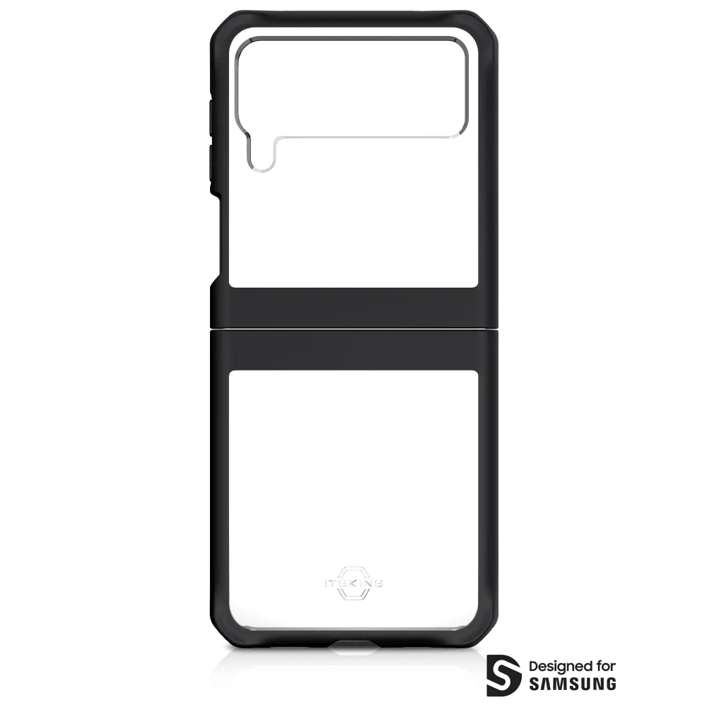 ITSkins Hybrid Solid Case for Samsung Galaxy Z Flip3 5G Black