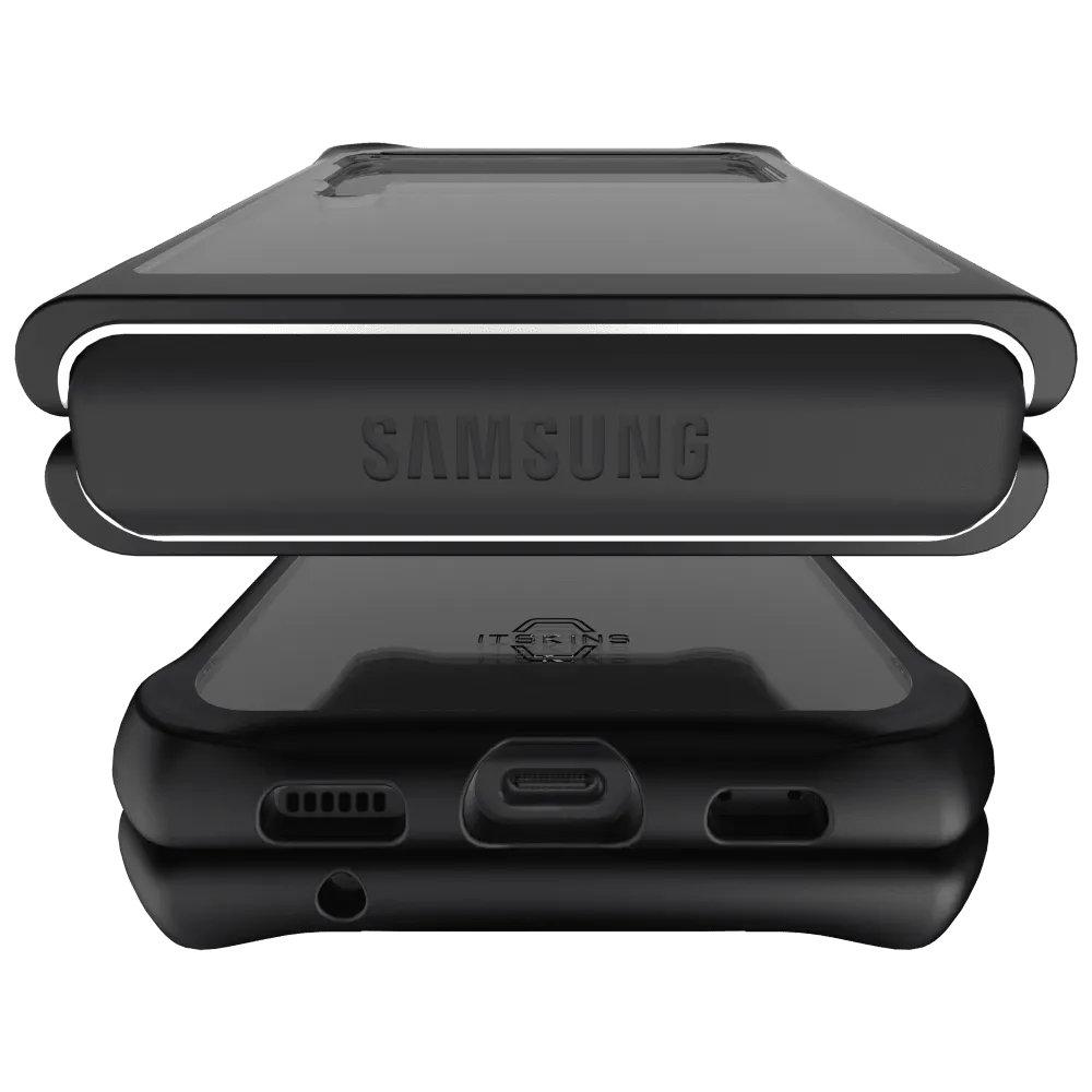 ITSkins Hybrid Solid Case for Samsung Galaxy Z Flip3 5G Black