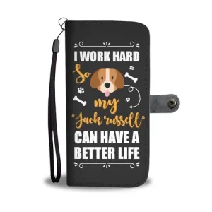 Jack Russel Wallet Phone Case with RFID Blocker