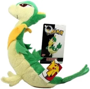 Jakks Pacific 7" Pokemon Black White Series 3 Mini Plush - Servine