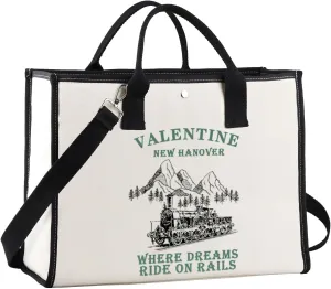 JNIAP Adventure Game Inspired Tote Bag New Hanover Gifts Town Of Valentine Gift Arthur Morgan Gift