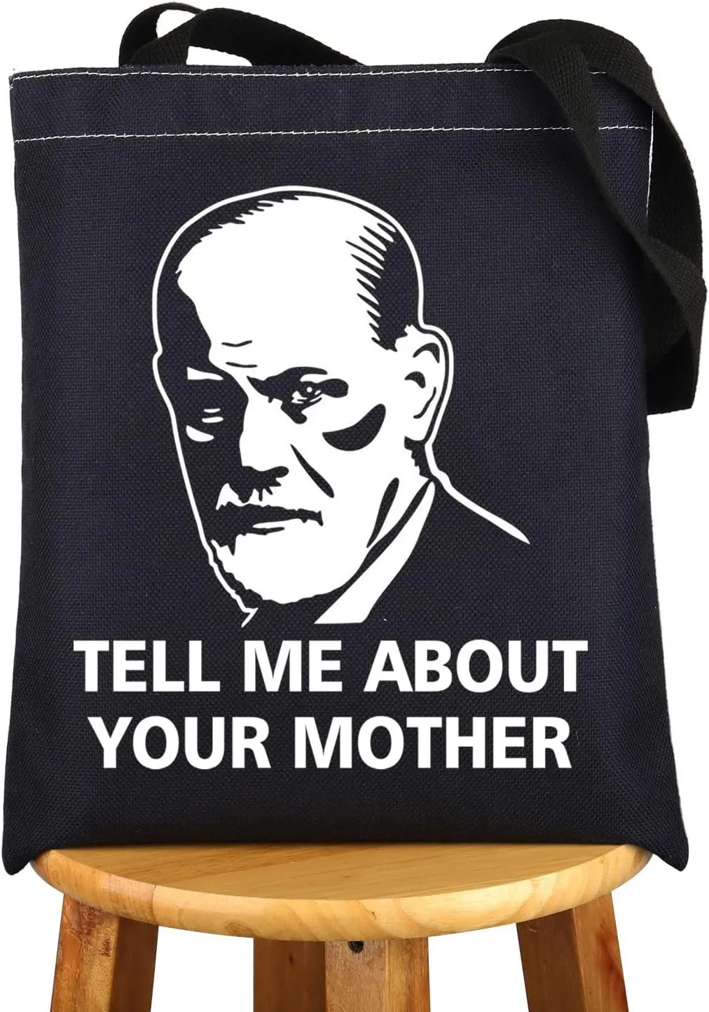 JNIAP Psychologists Tote Bag Psychology Gifts Tell Me About Your Mother Psychologists Shoulder Bag
