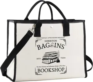 JNIAP Rings Bookstore Tote Bag Rings Movie Inspired Gifts Rings Movie Shoulder Bag Rings Movie Merchandise