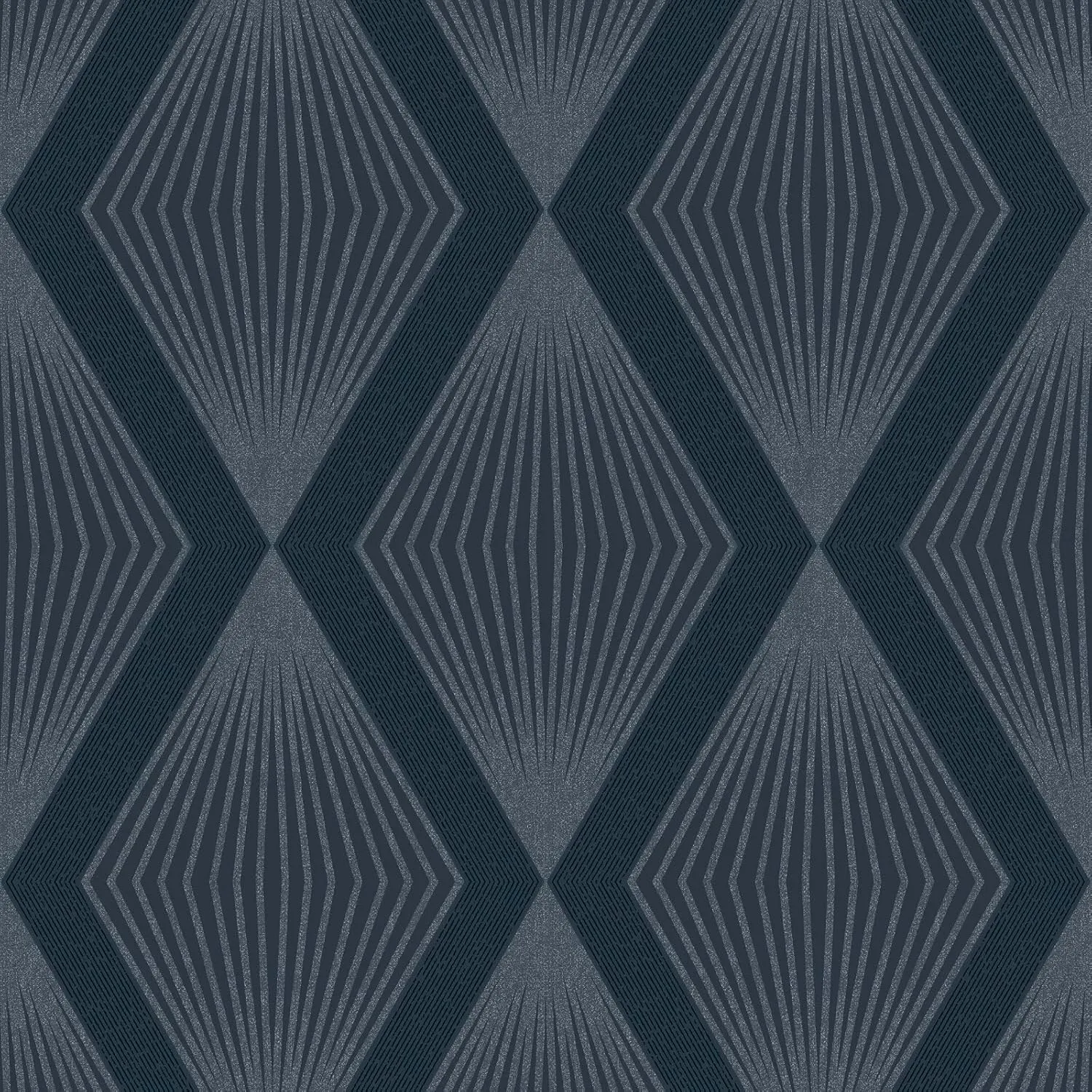 Julien Macdonald Chandelier Navy Wallpaper