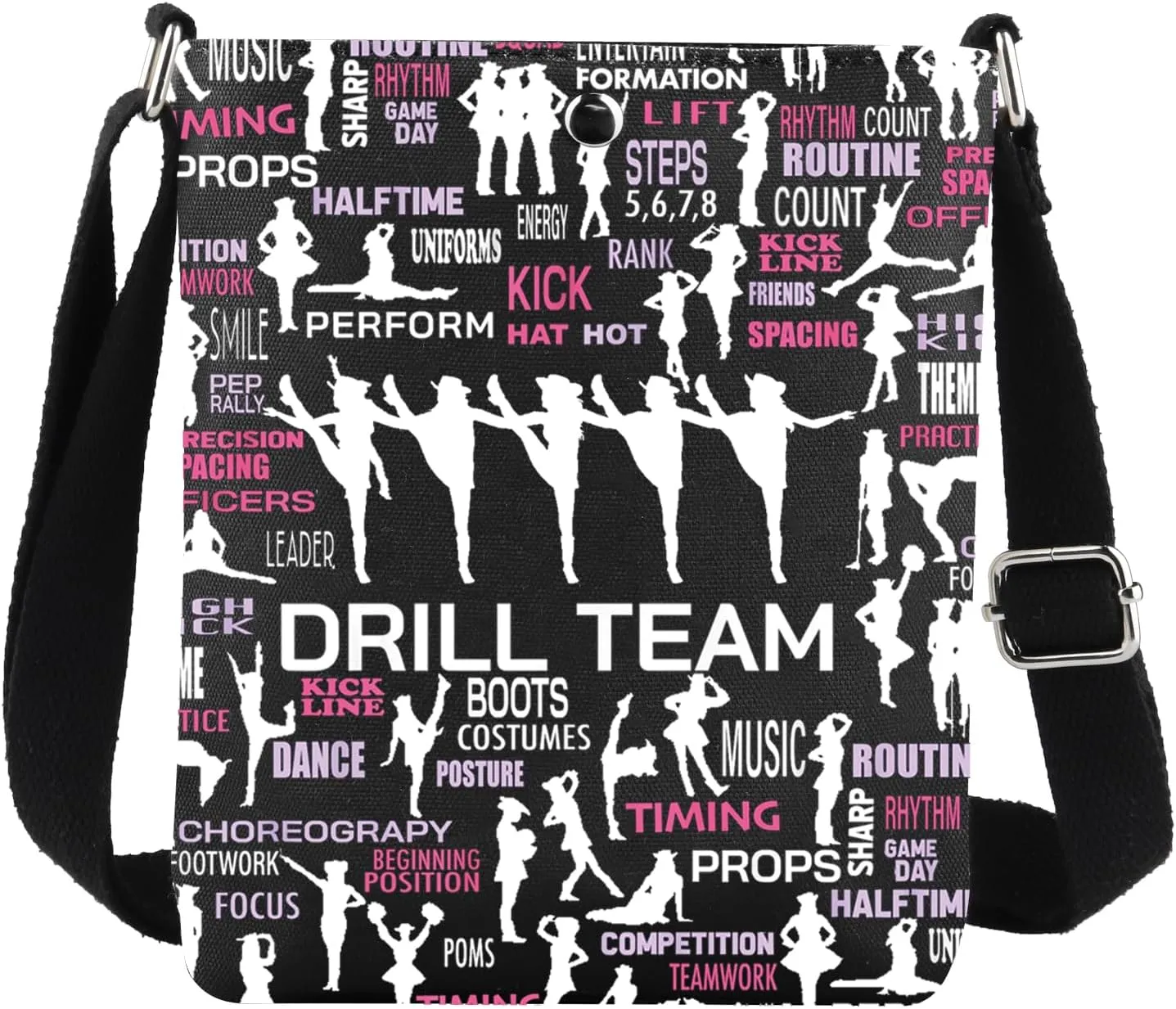 JYTAPP Dance Drill Team Crossbody Bag Color Guard Dance Cheerleading Drill Team Gift Drill Team Dancer Gifts
