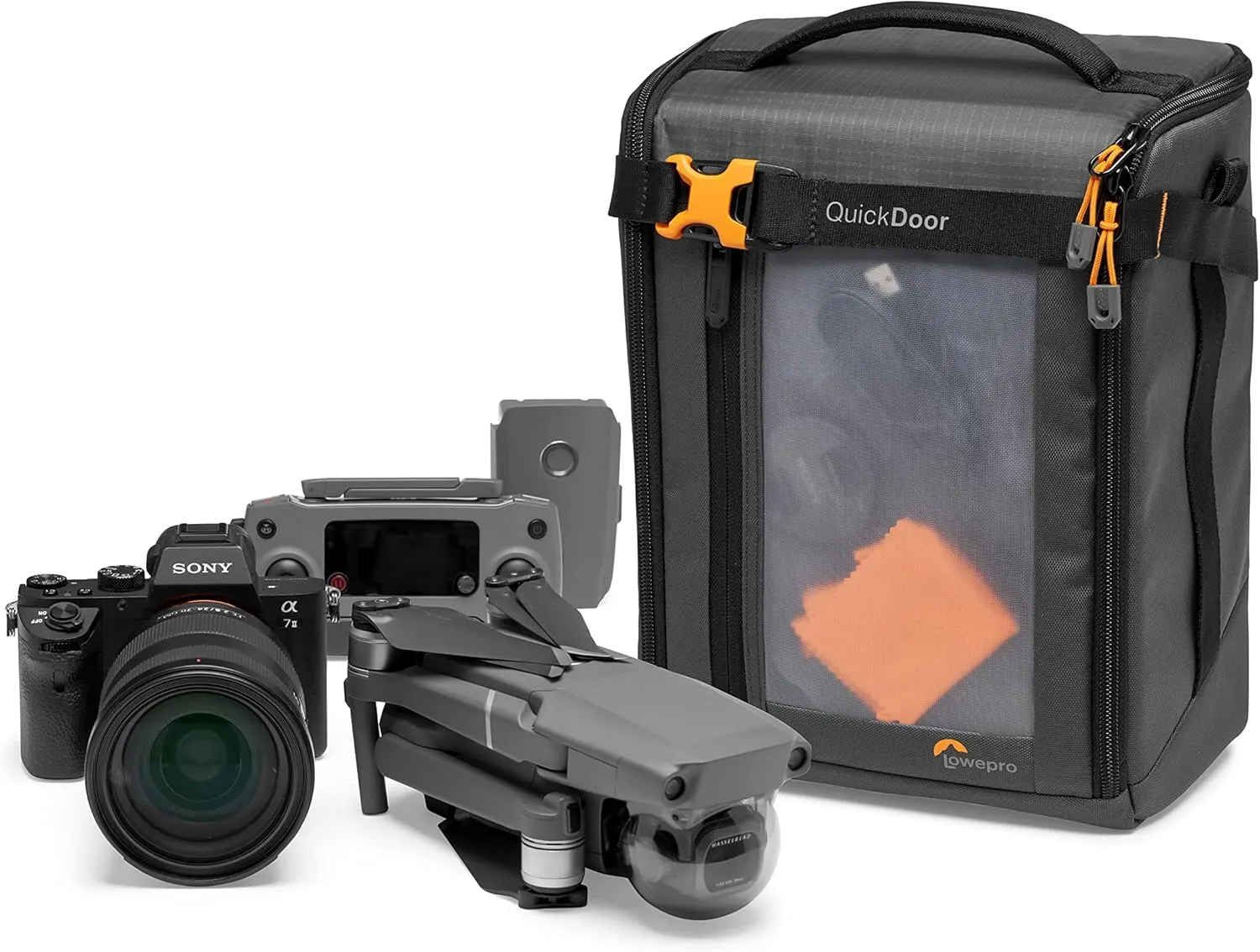 Kameratasche Lowepro GearUp Creator Box für spiegellose Oder DSLR-Kamera mit Zugriff über QuickDoor und anpassbaren Fachteilern für spiegellose Kameras wie Sony α9 - LP37348-PWW