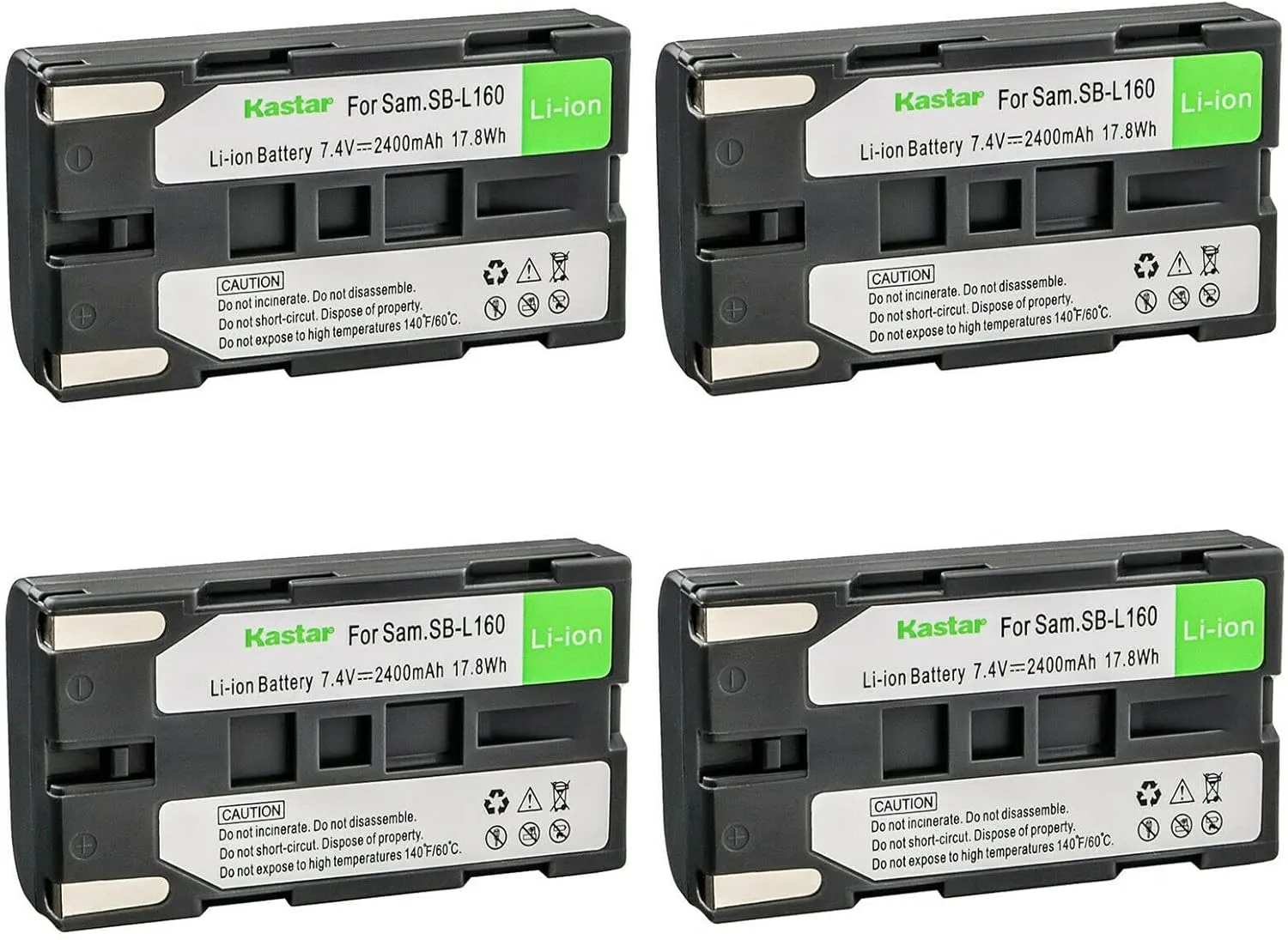 Kastar 4-Pack Battery Replacement for Mamiya Leaf Aptus-II 8, Mamiya Leaf Aptus-II 10, Mamiya Leaf Aptus-II 10R, Mamiya Leaf Aptus-II 12, Mamiya Leaf Aptus-II 12R Medium Format Camera