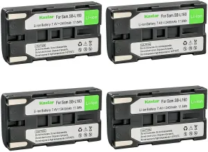 Kastar 4-Pack Battery Replacement for Mamiya Leaf Aptus-II 8, Mamiya Leaf Aptus-II 10, Mamiya Leaf Aptus-II 10R, Mamiya Leaf Aptus-II 12, Mamiya Leaf Aptus-II 12R Medium Format Camera
