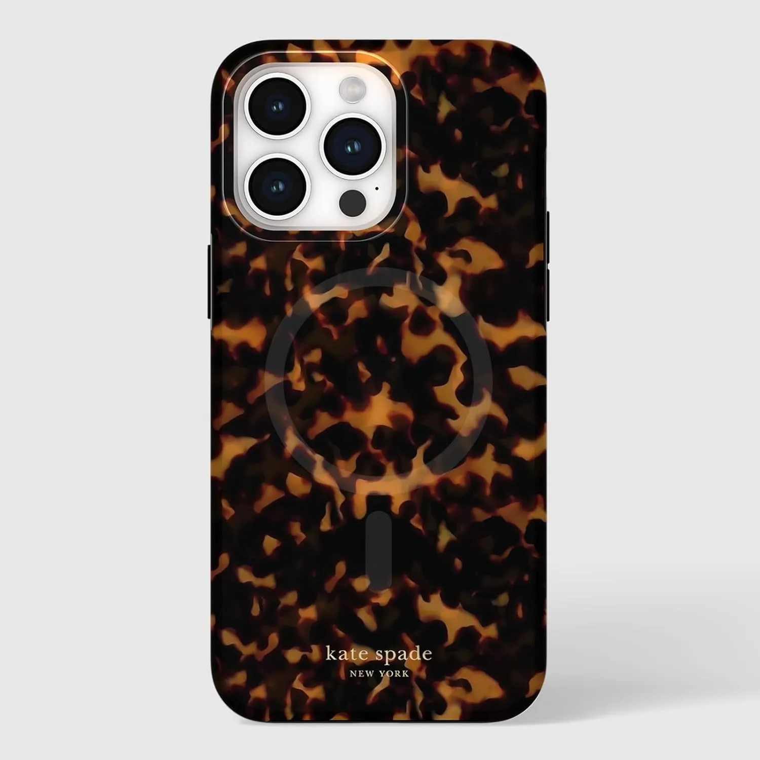 kate spade new york iPhone 15 Pro Max Case, Compatible with MagSafe - Tortoiseshell