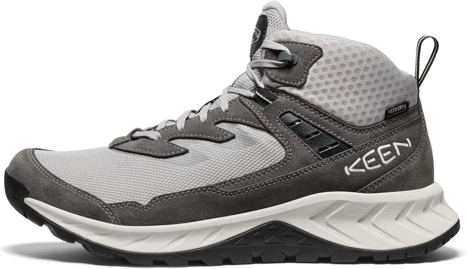 KEEN Men's Hightrail Mid Height Durable Lightweight Breathable Leather Waterproof Hiking Boots